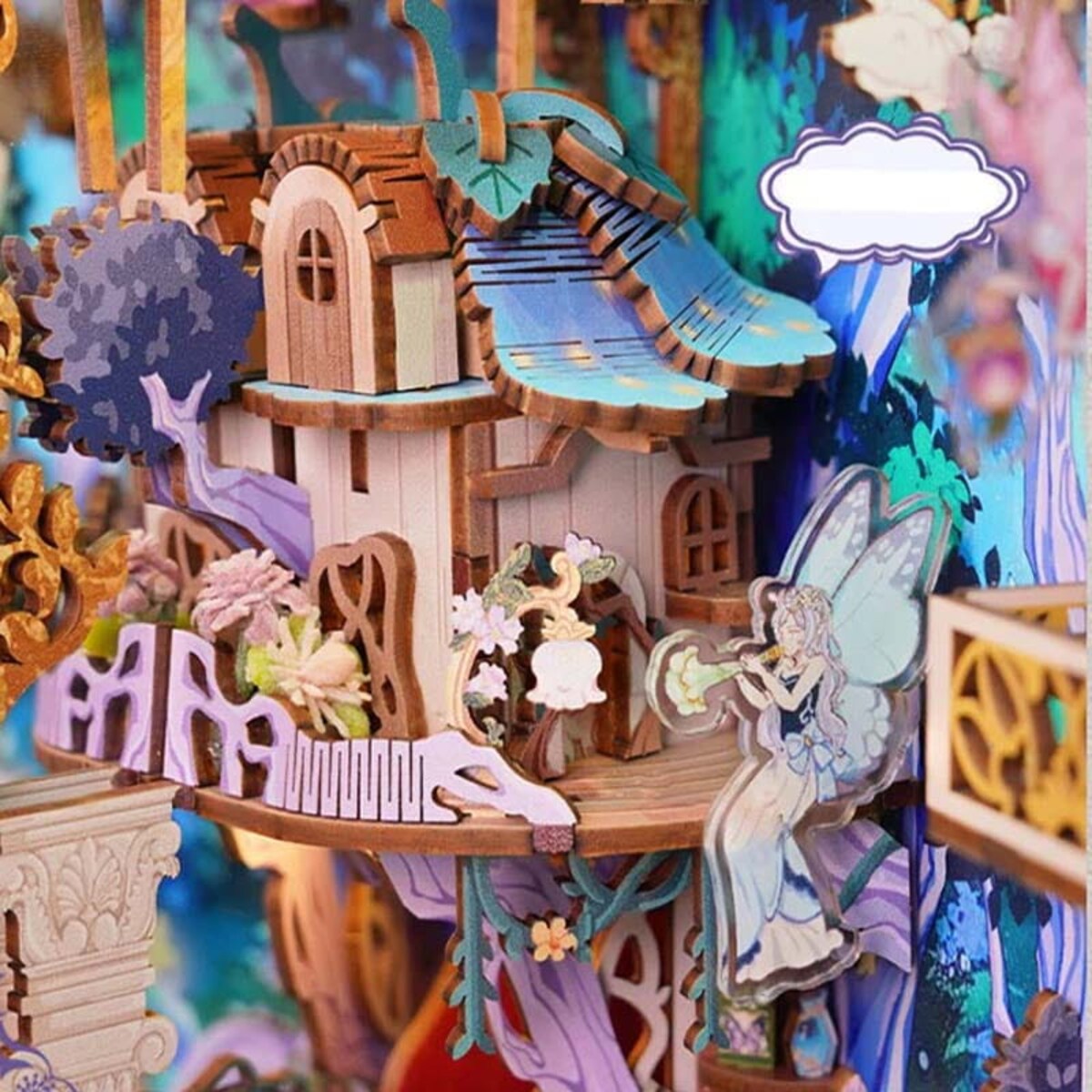 Miniaturowy domek Book Nook - Letnie wróżki - Tonecheer