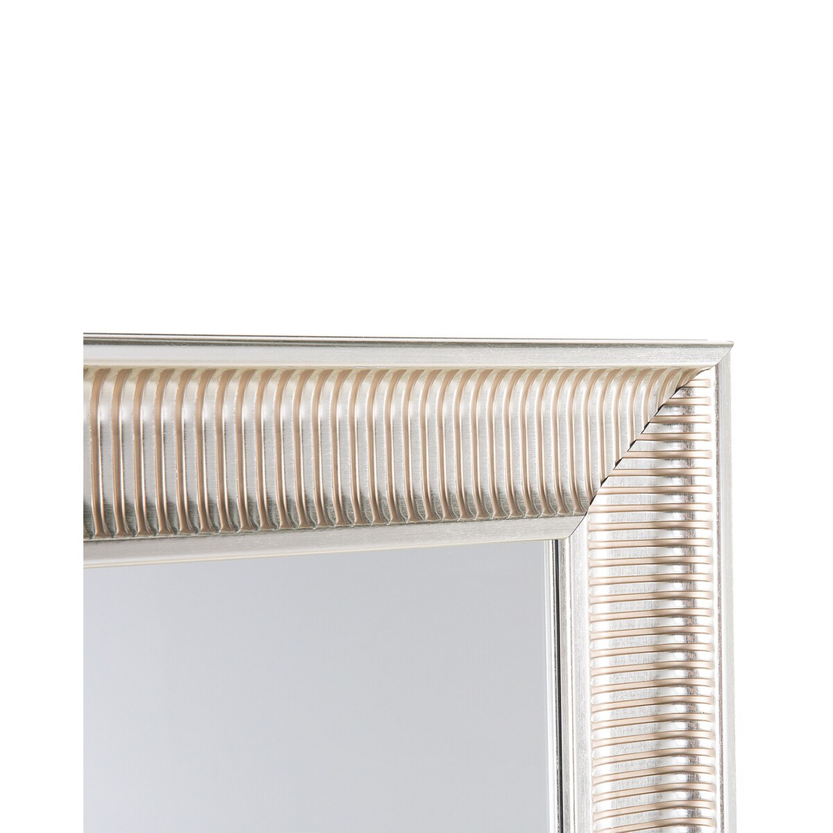 Lustro ścienne 60 x 90 cm złote CASSIS