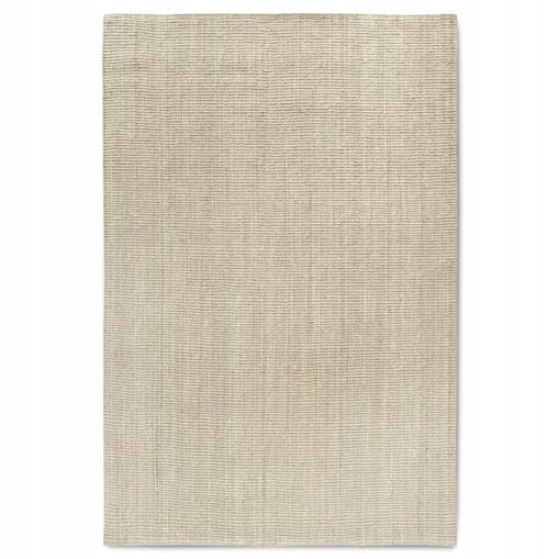 Dywan jutowy do salonu 120x170cm, naturalny kremowy dywan z juty