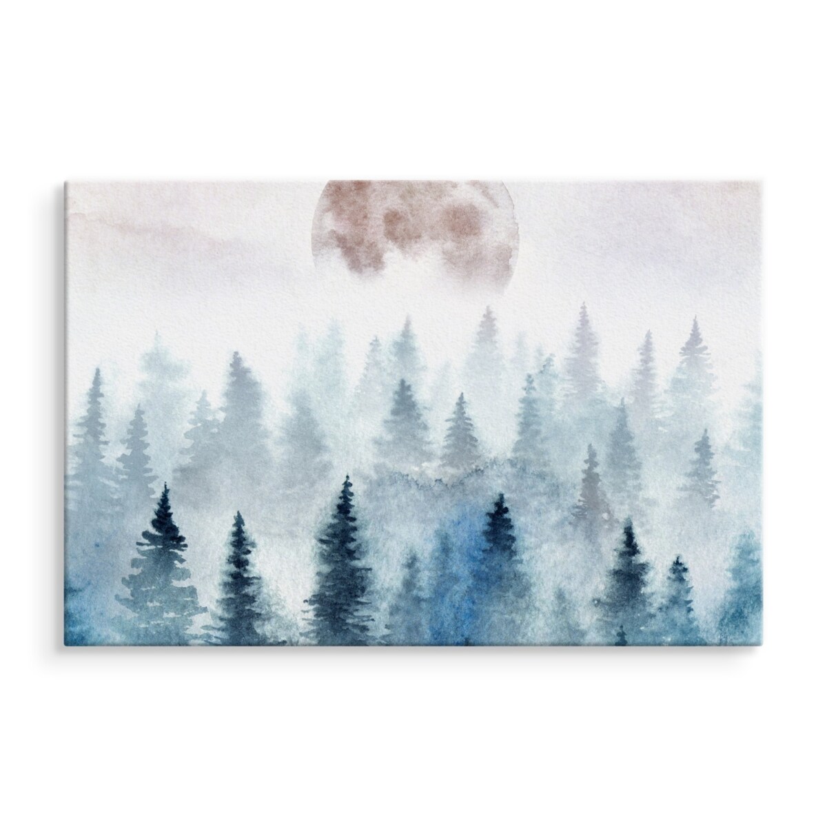 Obraz Canvas Las We Mgle 120x80cm