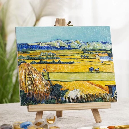 Malowanie 3D - Płaskorzeźba Złociste zboże