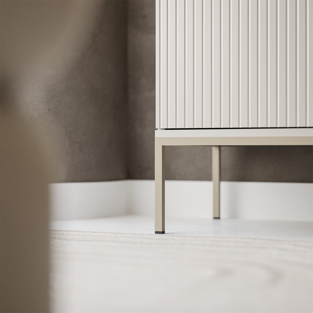 Komoda ECLIPSE K154 kaszmir z oświetleniem