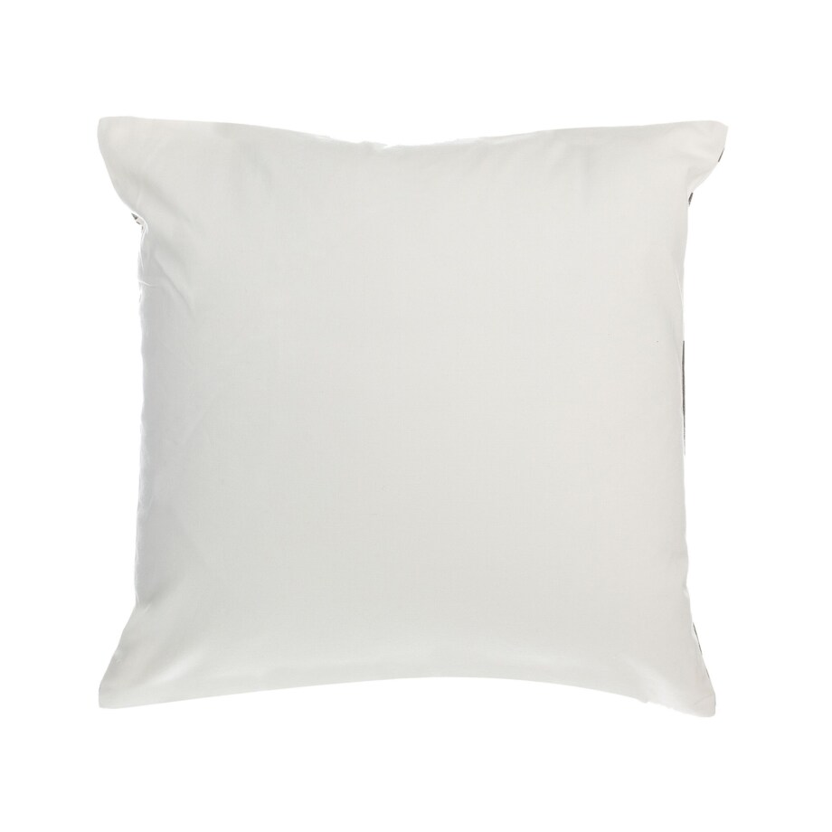 2 bawełniane poduszki dekoracyjne w romby 45 x 45 cm czarno-białe COLEUS