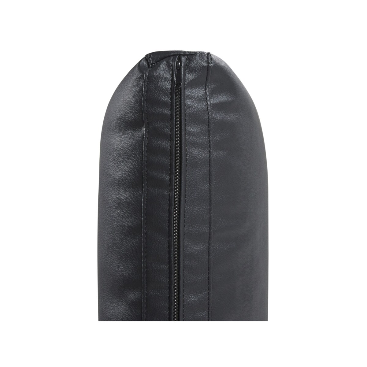 Sofa 3-osobowa ekoskóra czarna SOVIK