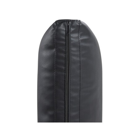 Sofa 3-osobowa ekoskóra czarna SOVIK