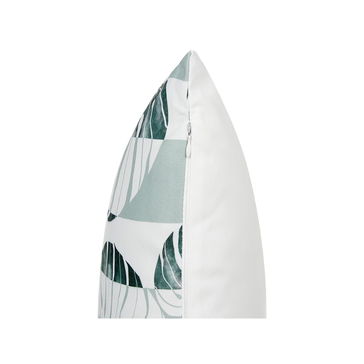 2 poduszki ogrodowe w liście 45 x 45 cm zielone TERMINI