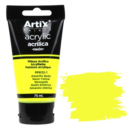 farba akrylowa artix pp632-1 fluor yellow 75ml