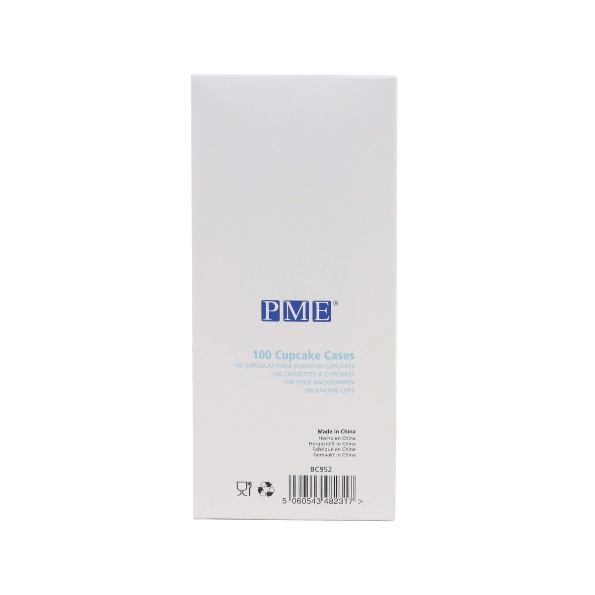 PME Papilotki do babeczek w kolorach pastelowych (100 sztuk) wielokolorowy