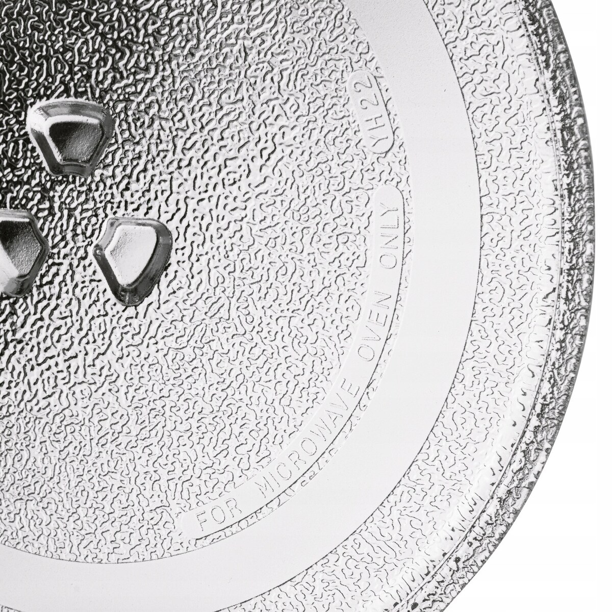 UNIWERSALNY SZKLANY Talerz do kuchenki mikrofali 24,5 cm