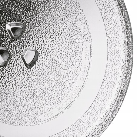 UNIWERSALNY SZKLANY Talerz do kuchenki mikrofali 24,5 cm