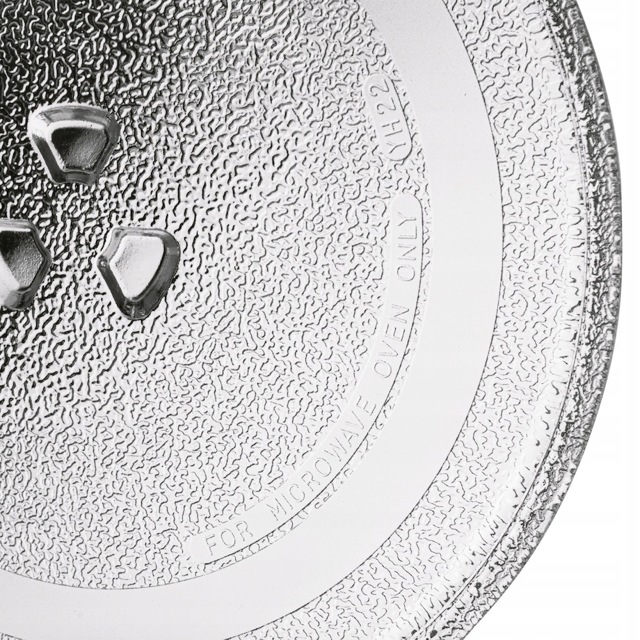 UNIWERSALNY SZKLANY Talerz do kuchenki mikrofali 24,5 cm