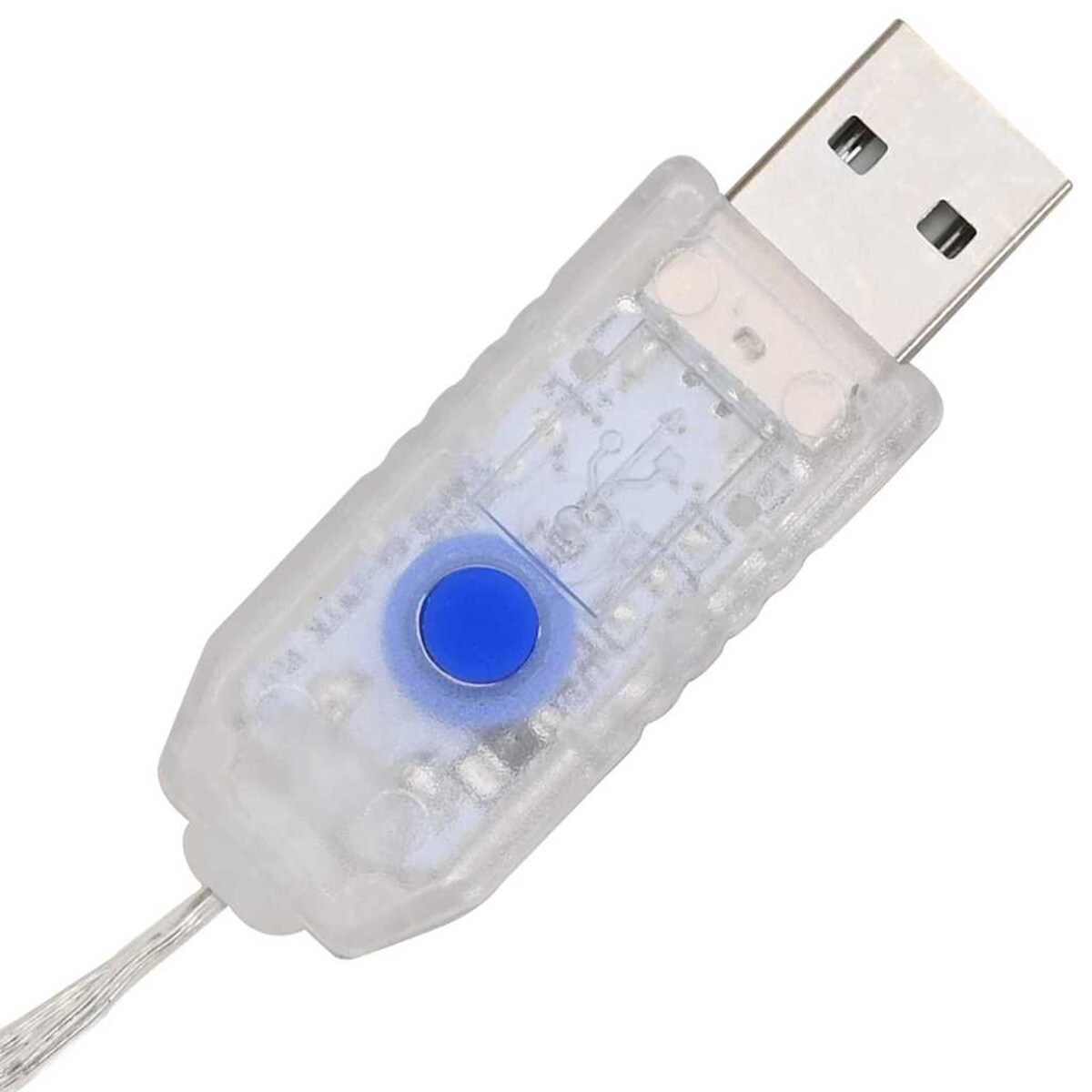 vidaXL Wianek z 80 diodami LED Ciepła biel 90 cm Akryl