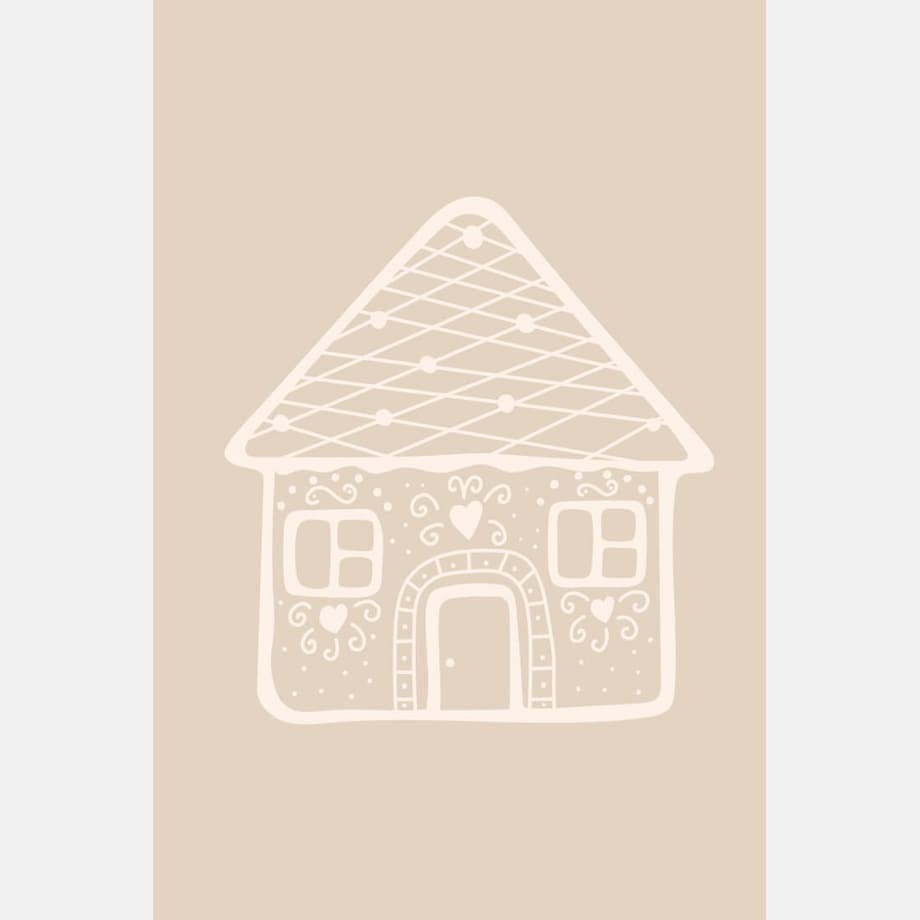 Plakat dla dzieci Domek 40x50