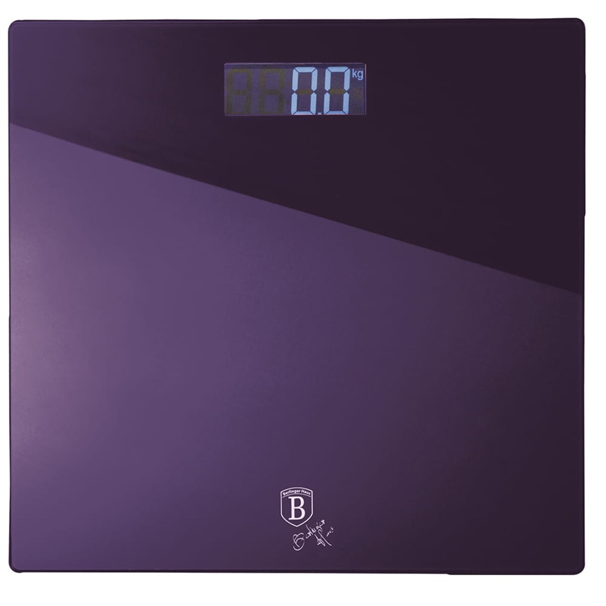 Szklana waga łazienkowa ultra slim BERLINGER HAUS Purple Eclipse