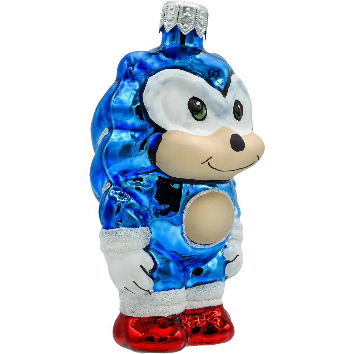 Bombka choinkowa ręcznie malowana: Sonik Błyskawica