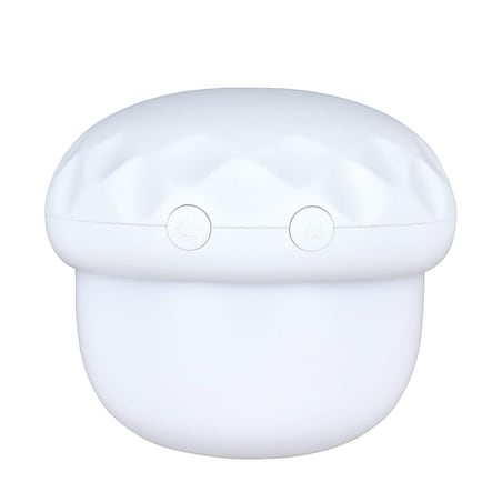 Biała lampka nocna dla dzieci projektor: Grzybek