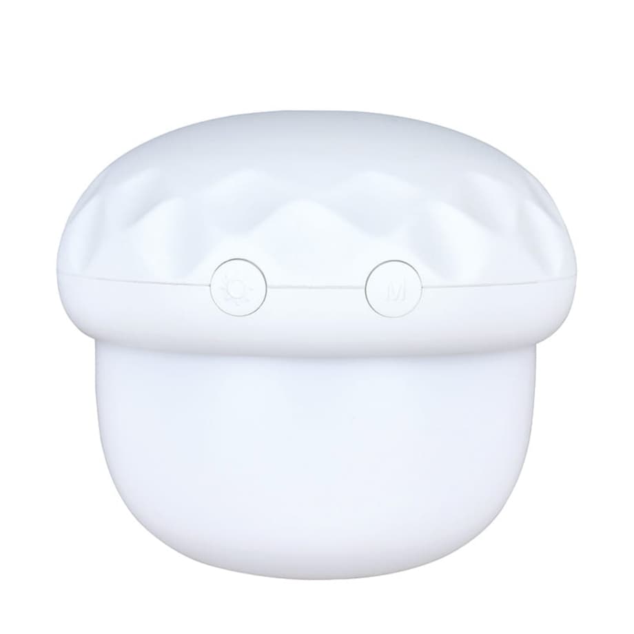 Biała lampka nocna dla dzieci projektor: Grzybek