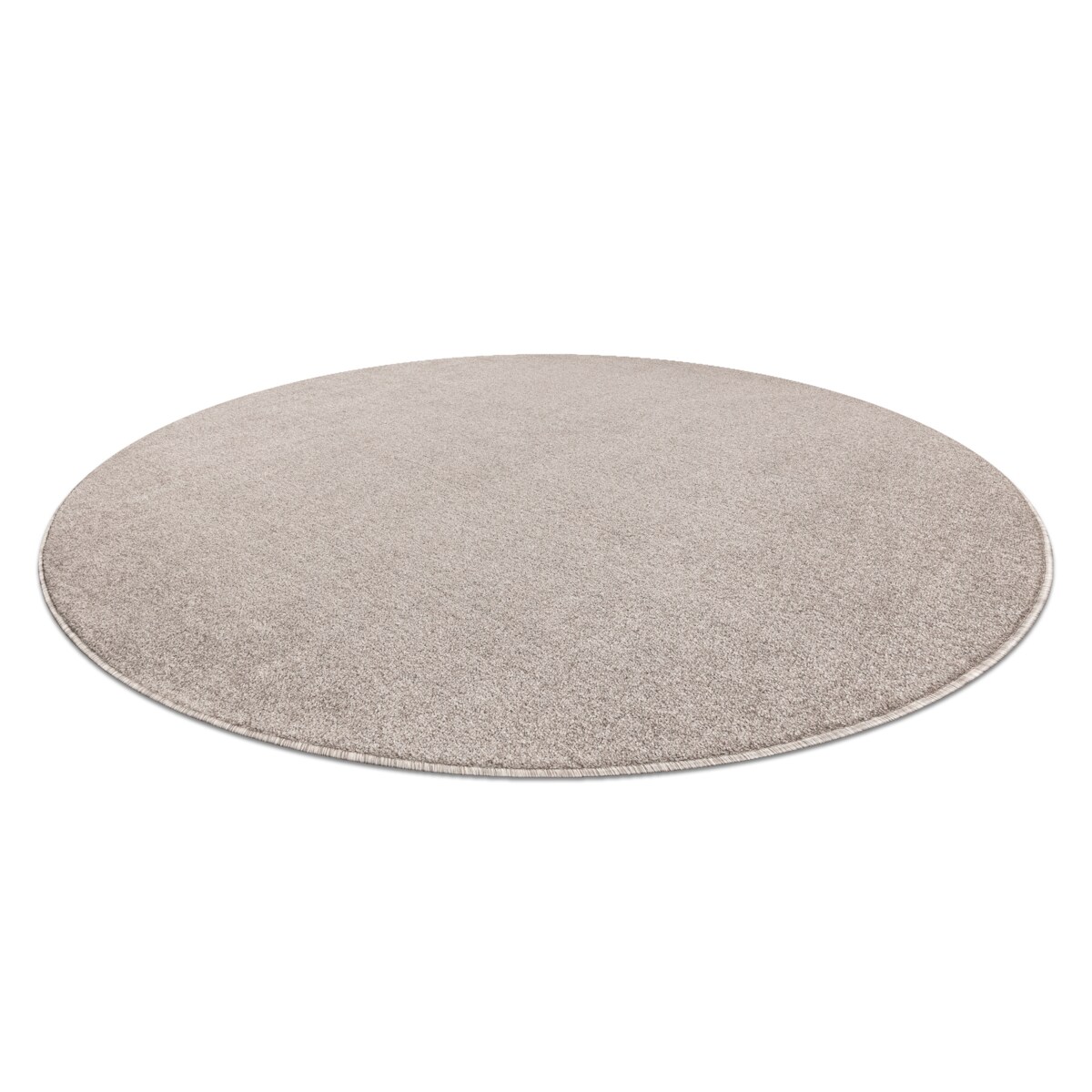Dywan ETON PLUS koło beż jednolity, koło 100 cm