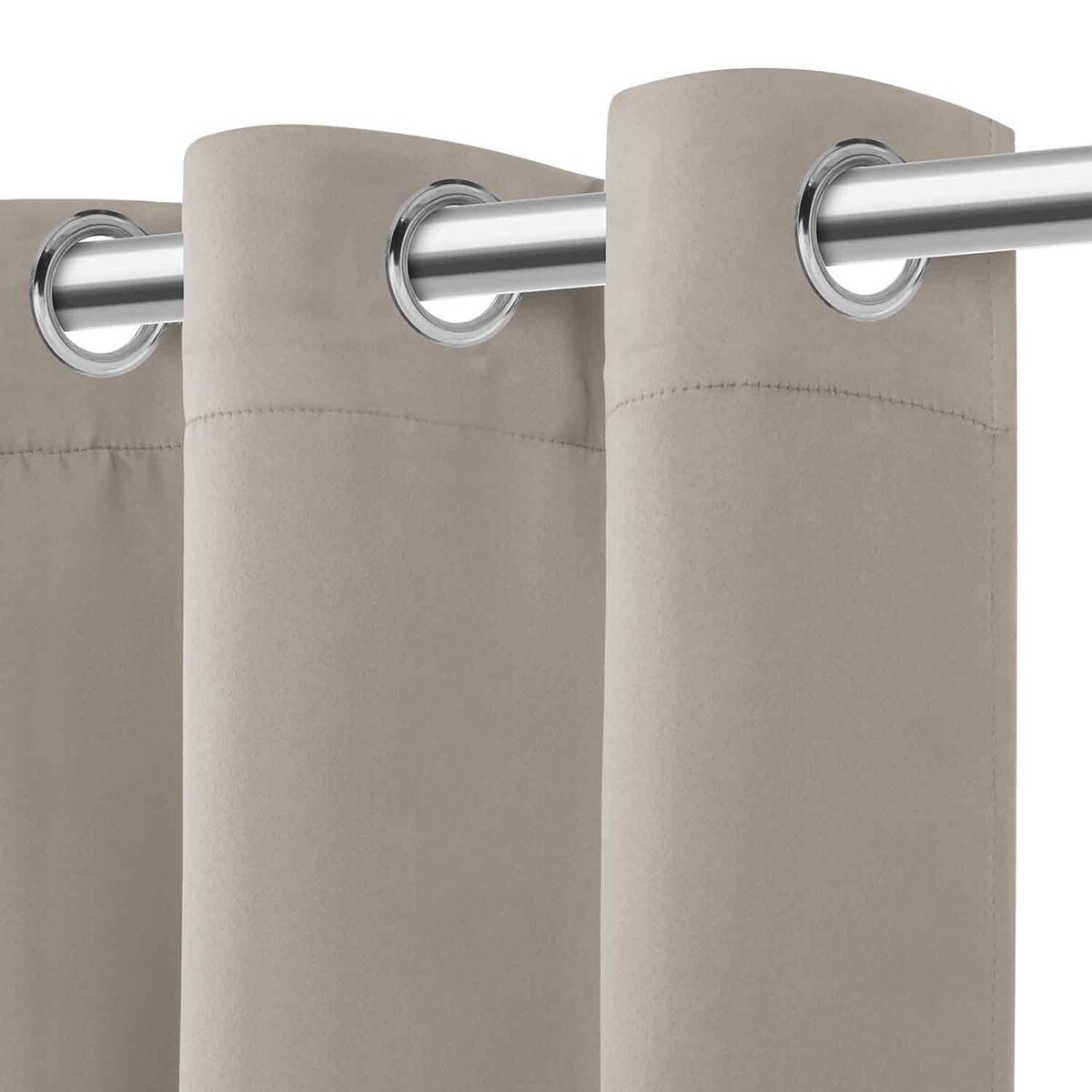 Ciemno Beżowa Zasłona Zaciemniająca Blackout 140x250 HOLD