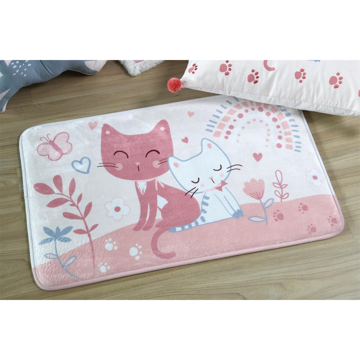 Dywanik dziecięcy ZOELINE różowy, 45 x 75 cm