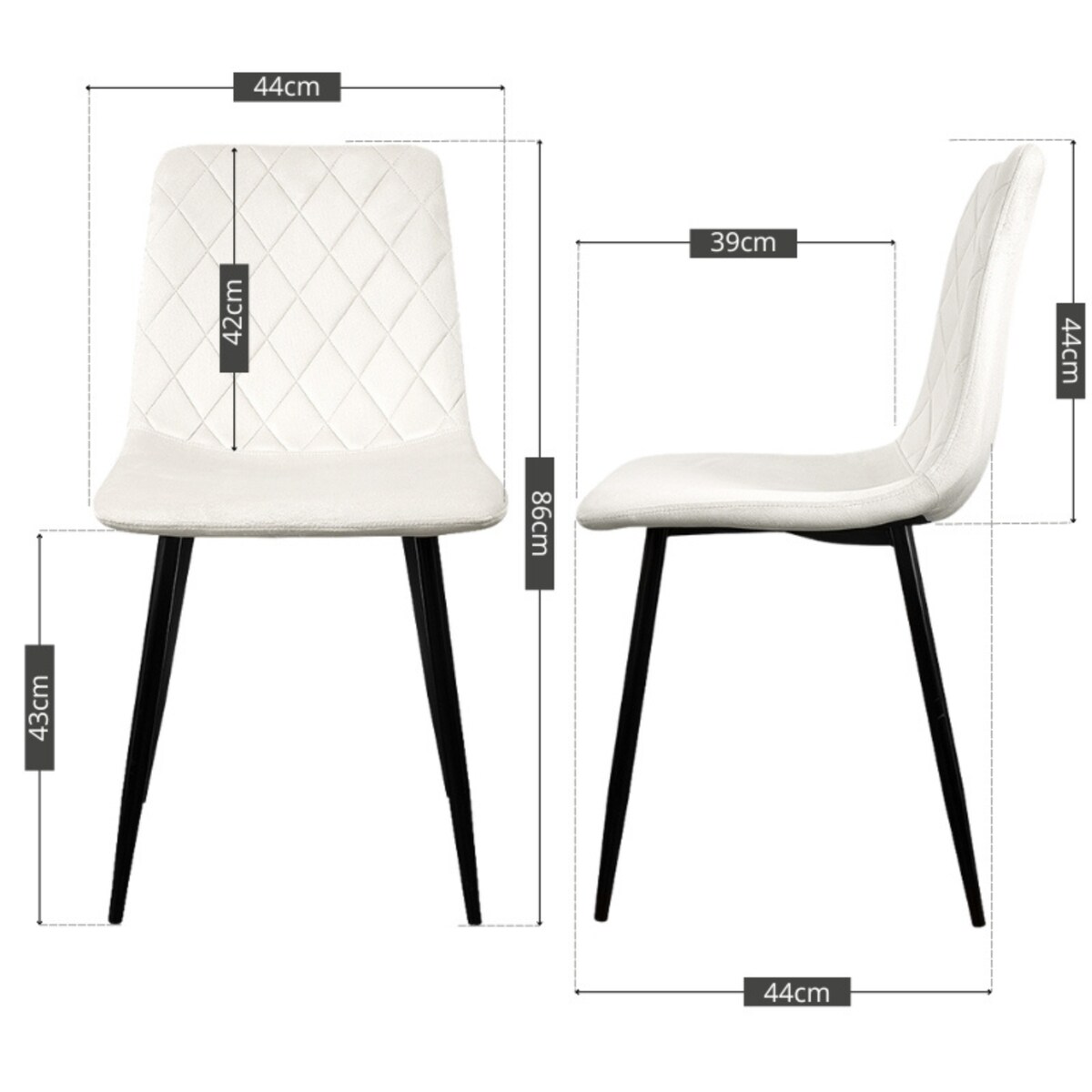 Krzesło beżowe tapicerowane pikowane welurowe nowoczesne wygodne velvet