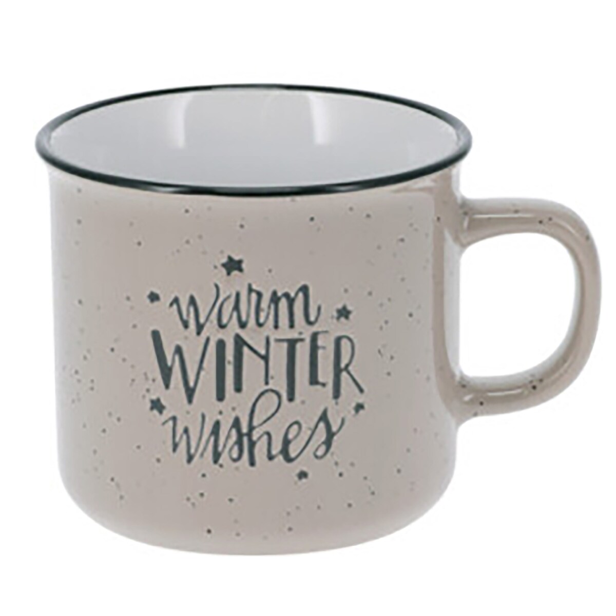 Kubek Świąteczny Kamionka Do Kawy Herbaty Na Prezent Duży 285 Ml