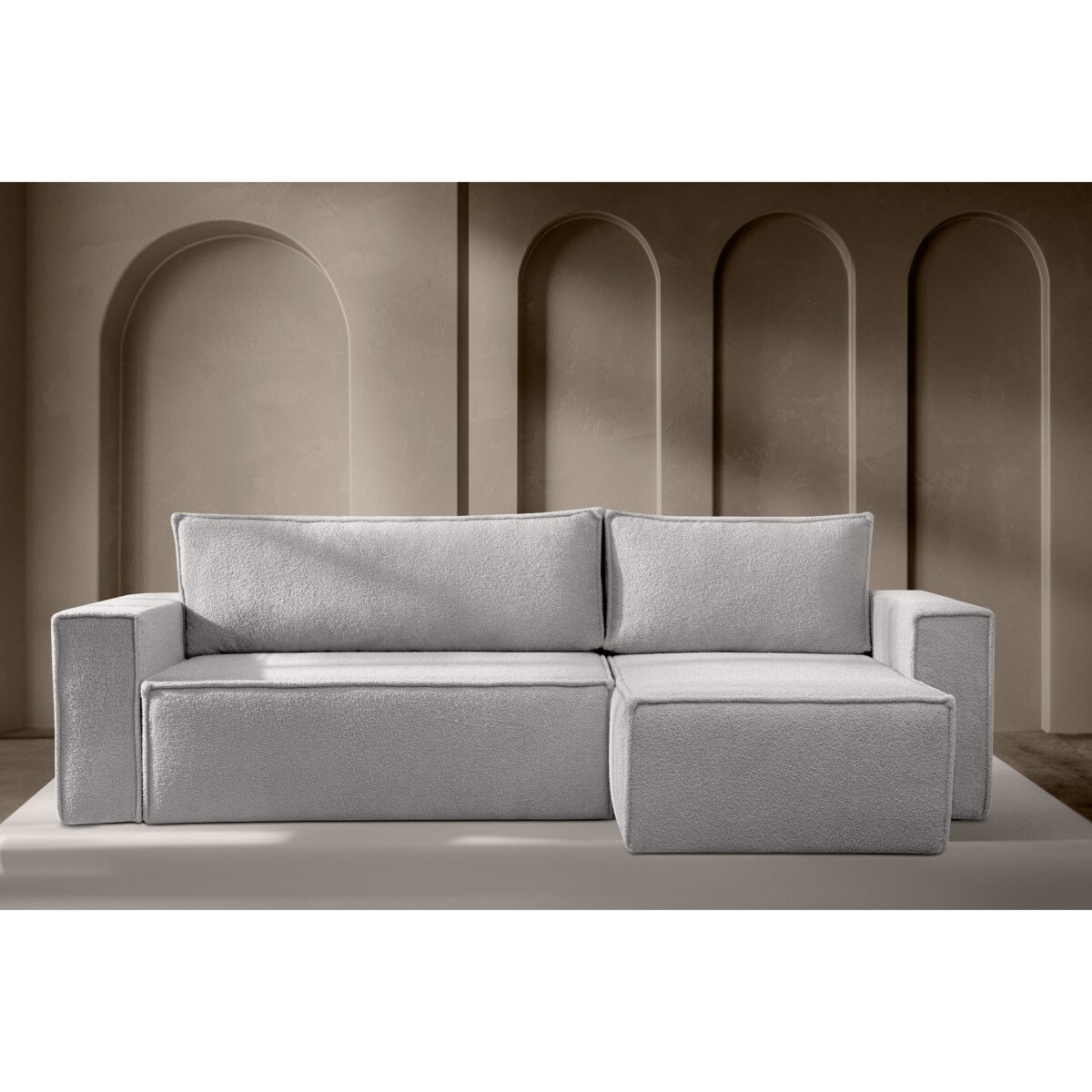 KONSIMO NAPI II Narożnik lewy/prawy, kolor Szary