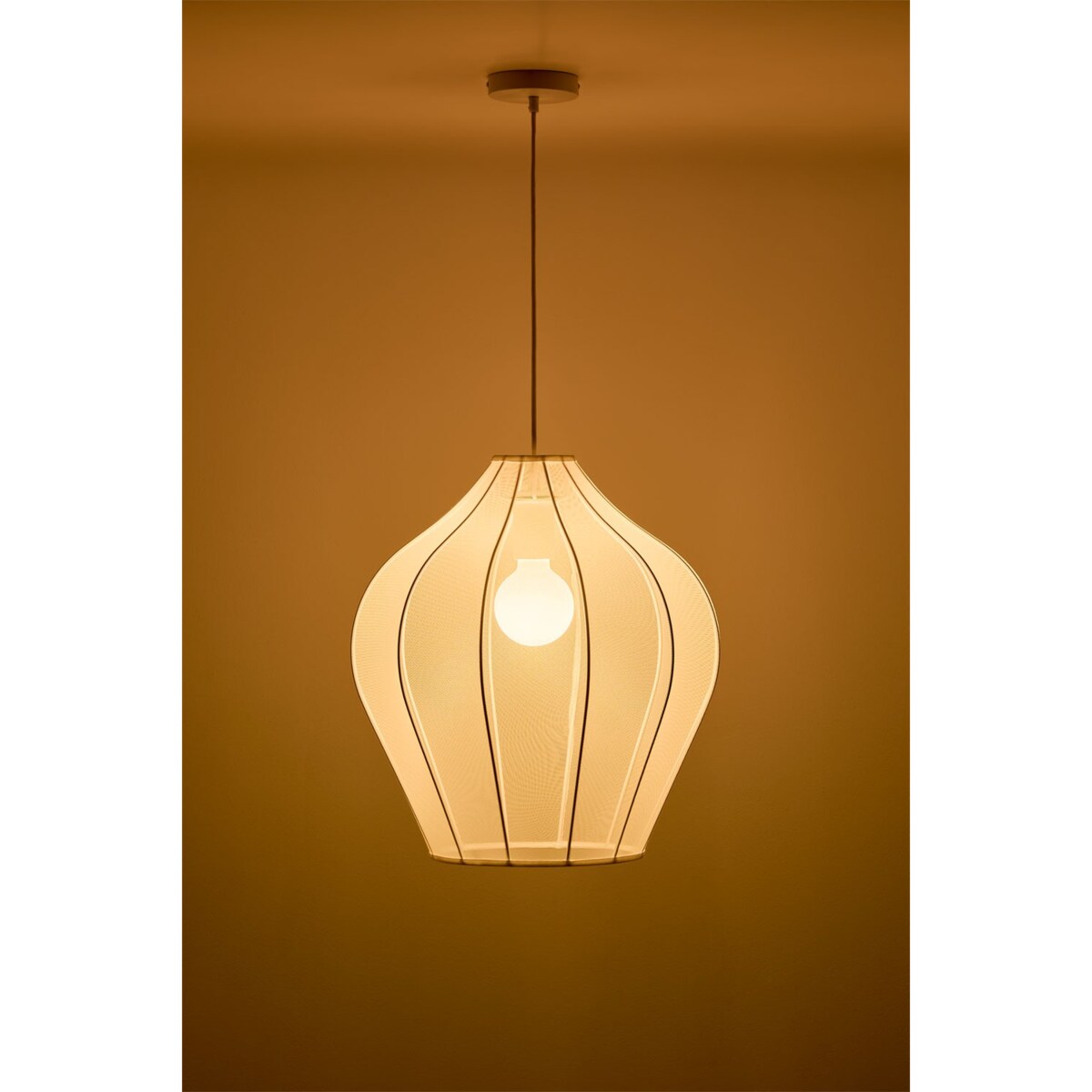 Lustro w wiklinowej ramie, kształt słońca, Ø 30 cm