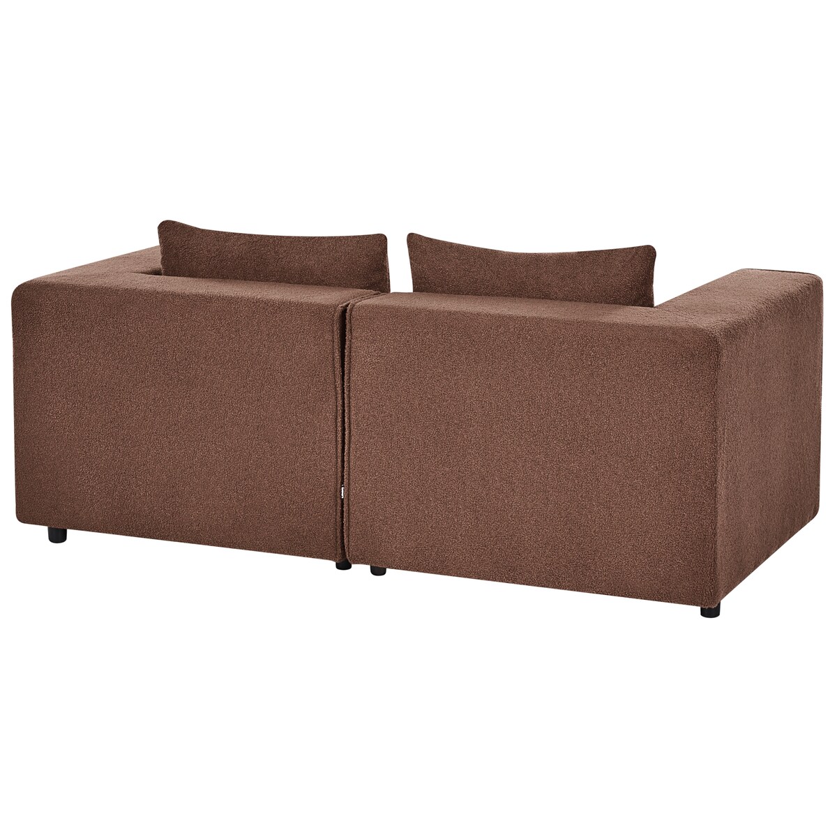 Sofa modułowa dla 2 osób AXEBO Boucle Brązowy