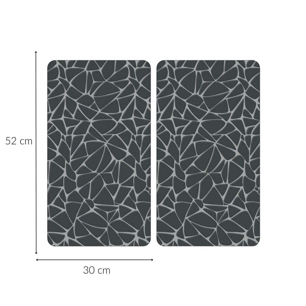 Szklane płyty kuchenne z hartowanego szkła, mozaika