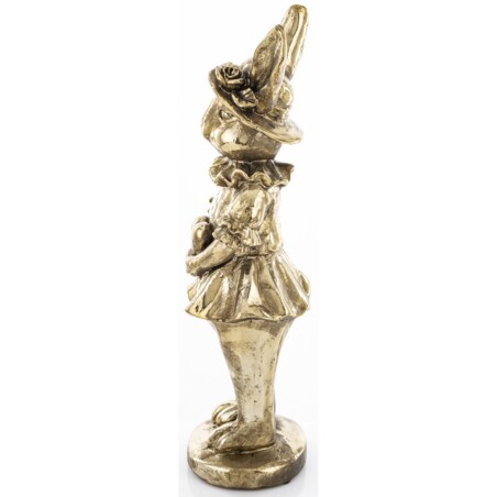 Dekoracja - króliczka 48x19,5x16 cm MALJUNA-4 złota big