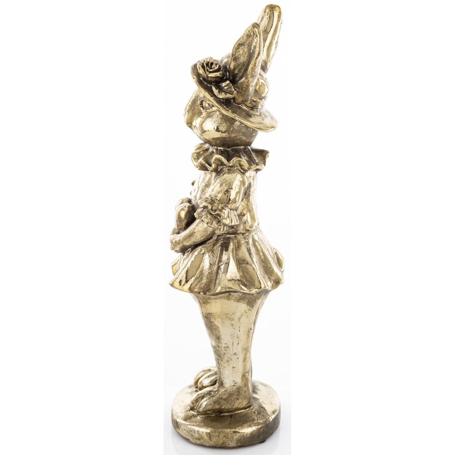 Dekoracja - króliczka 48x19,5x16 cm MALJUNA-4 złota big