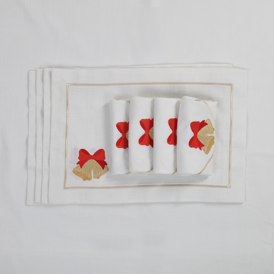 Podkładki Jingle Bells Panama - 6 sztuk