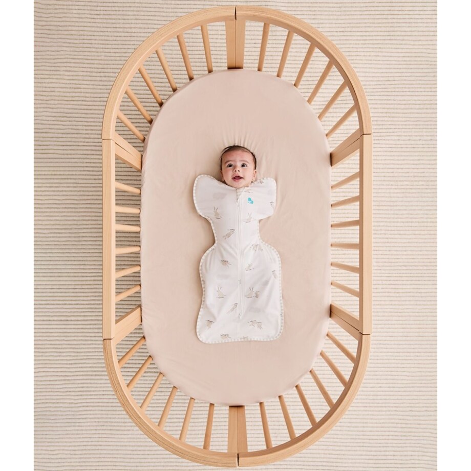 Otulacz Swaddle UP -rozmiar M - kremowy, króliki ETAP1 - 1 TOG Original