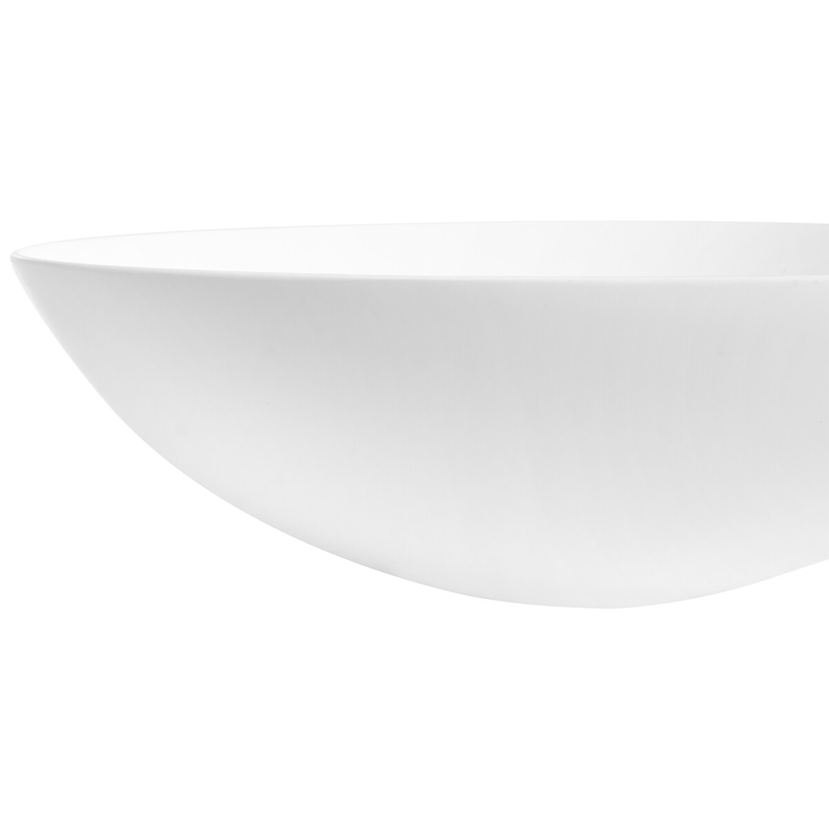 Umywalka nablatowa CALETE 50 x 35 cm Biały