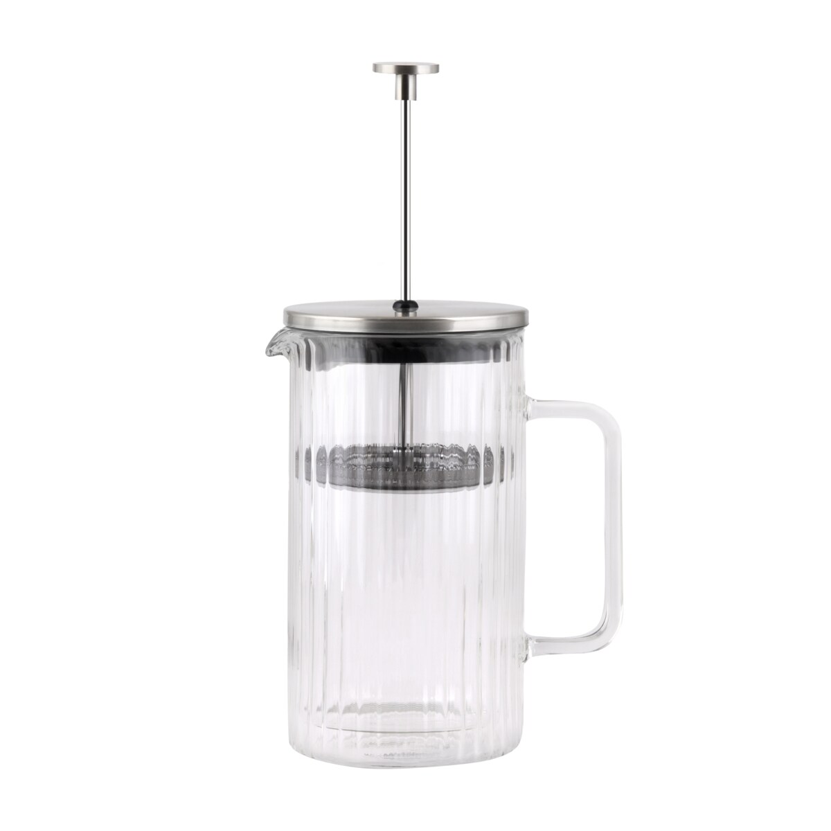 Zaparzacz do kawy i herbaty z podwójną ścianką 1000 ml Tulip srebrny mat 0657