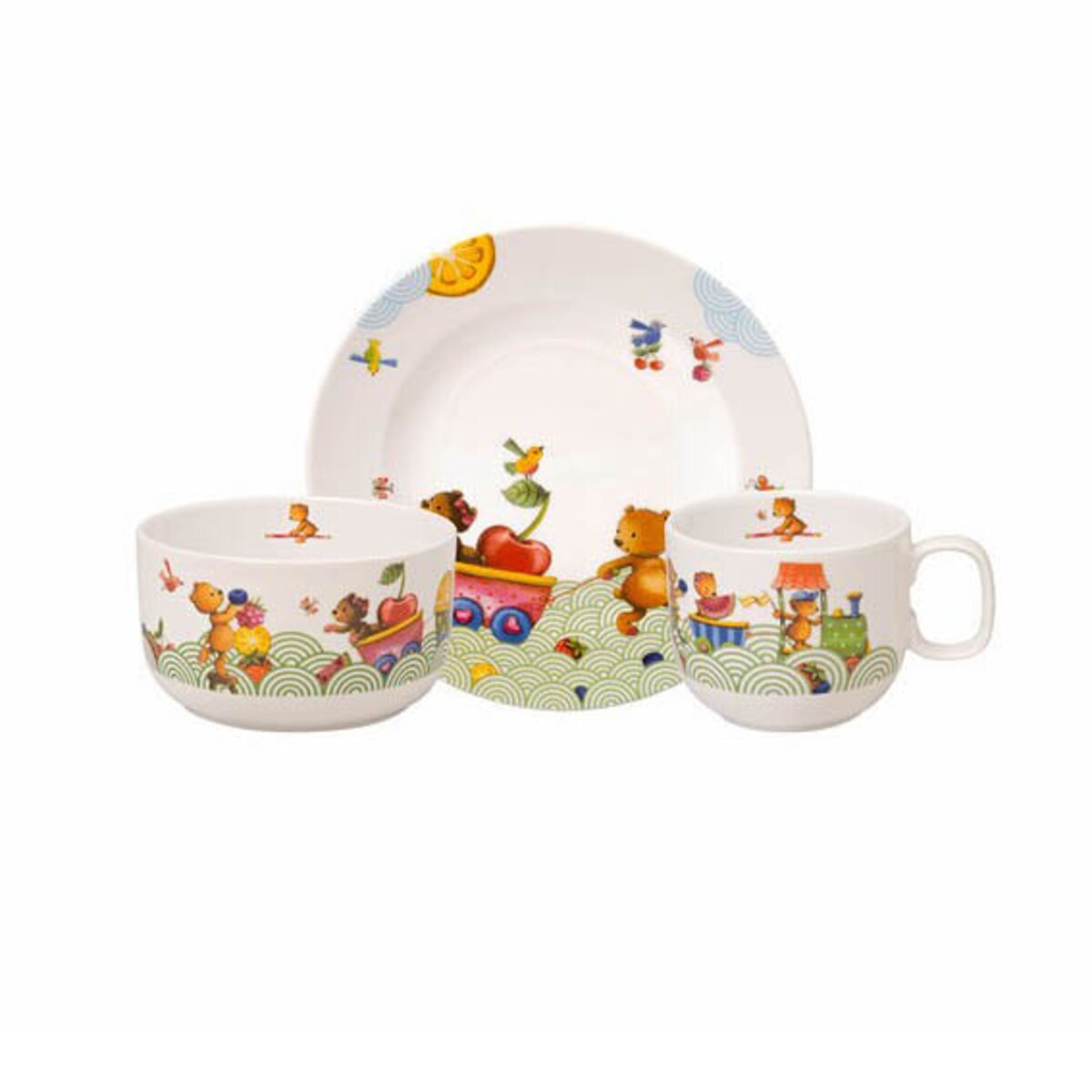 Zestaw zielony Hungry as a Bear, 3 el, Villeroy & Boch