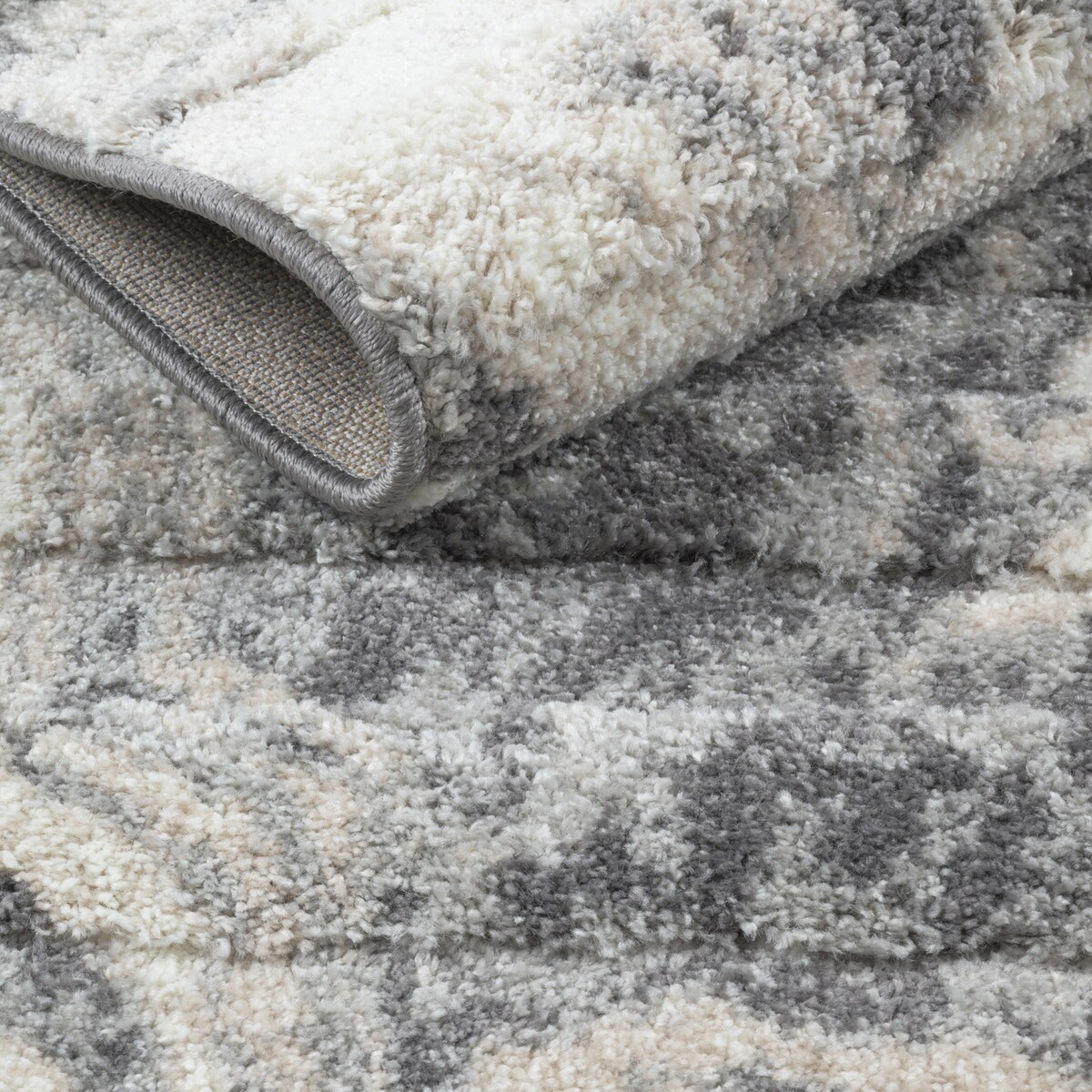 Dywan Mono 200x300 cm Marmur Antracytowy