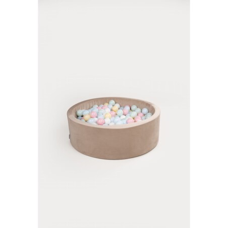 PASTELOWE piłki do suchego basenu - 80 sztuk