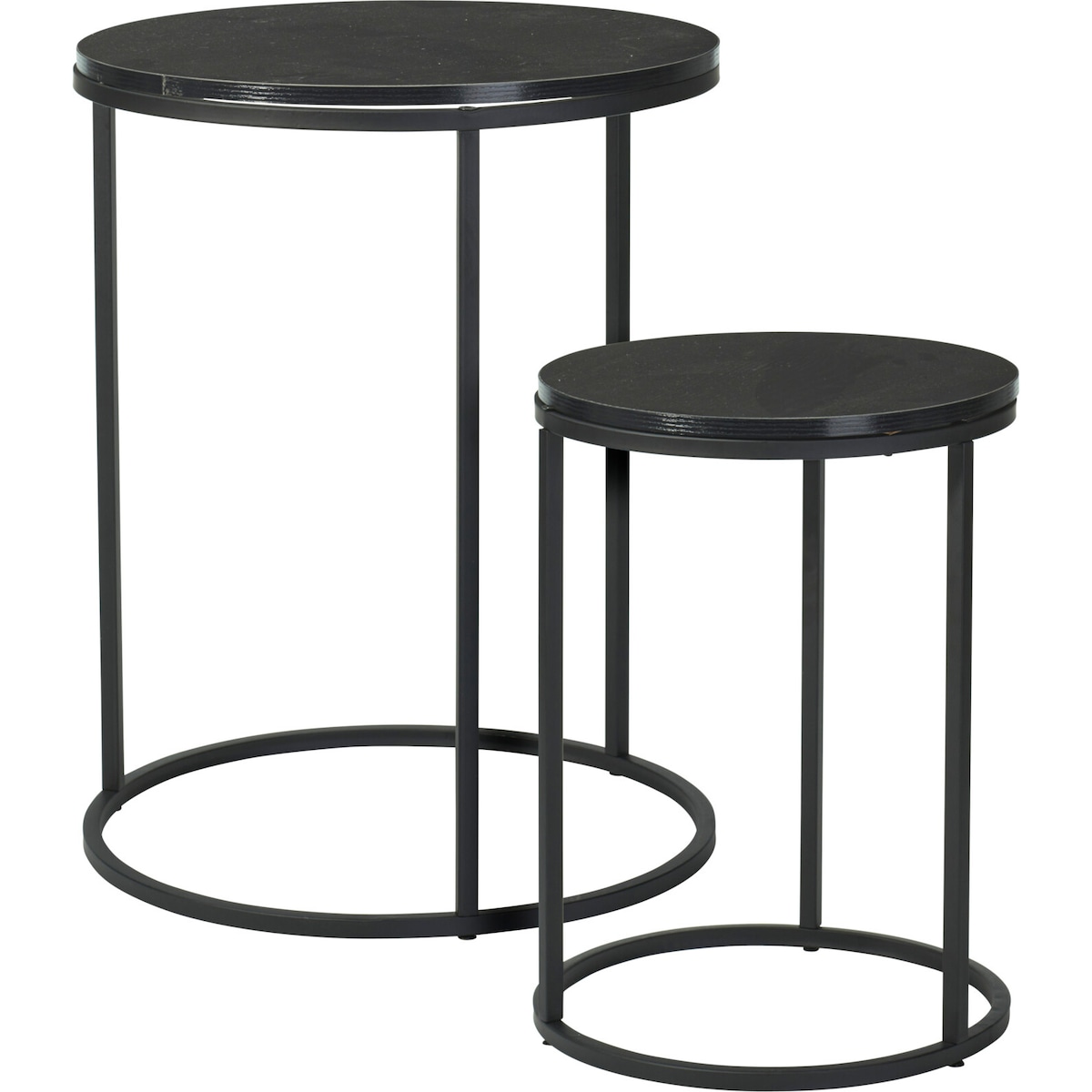 Zestaw 2 stolików z marmurowym blatem MARMER