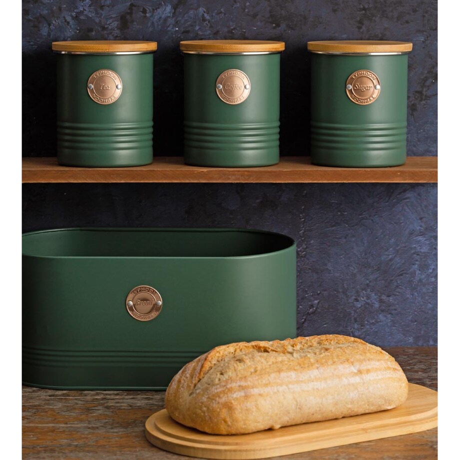 Pojemnik na herbatę ciemnozielony Living, 1000 ml, Typhoon