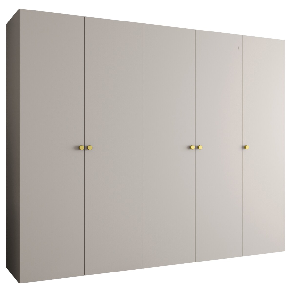 Szafa uchylna otwierana PARMA 1 250 wys. 202 cm Kaszmir + u. Złoty