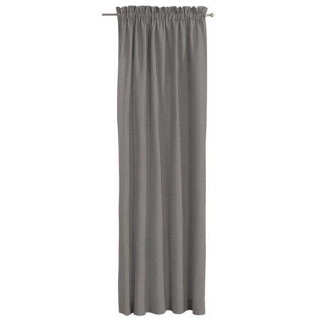 Zasłona na kanale z grzywką 1 szt. 130x260 szary