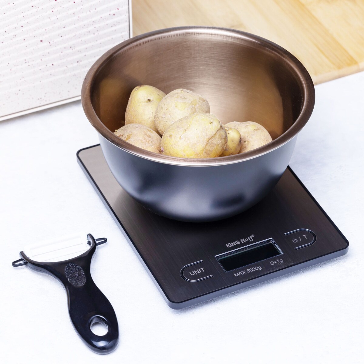 Elektroniczna waga kuchenna 1g 5kg KINGHOFF