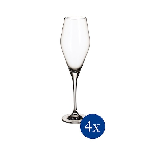 Zestaw 4 kieliszków do szampana La Divina, 260 ml, Villeroy & Boch