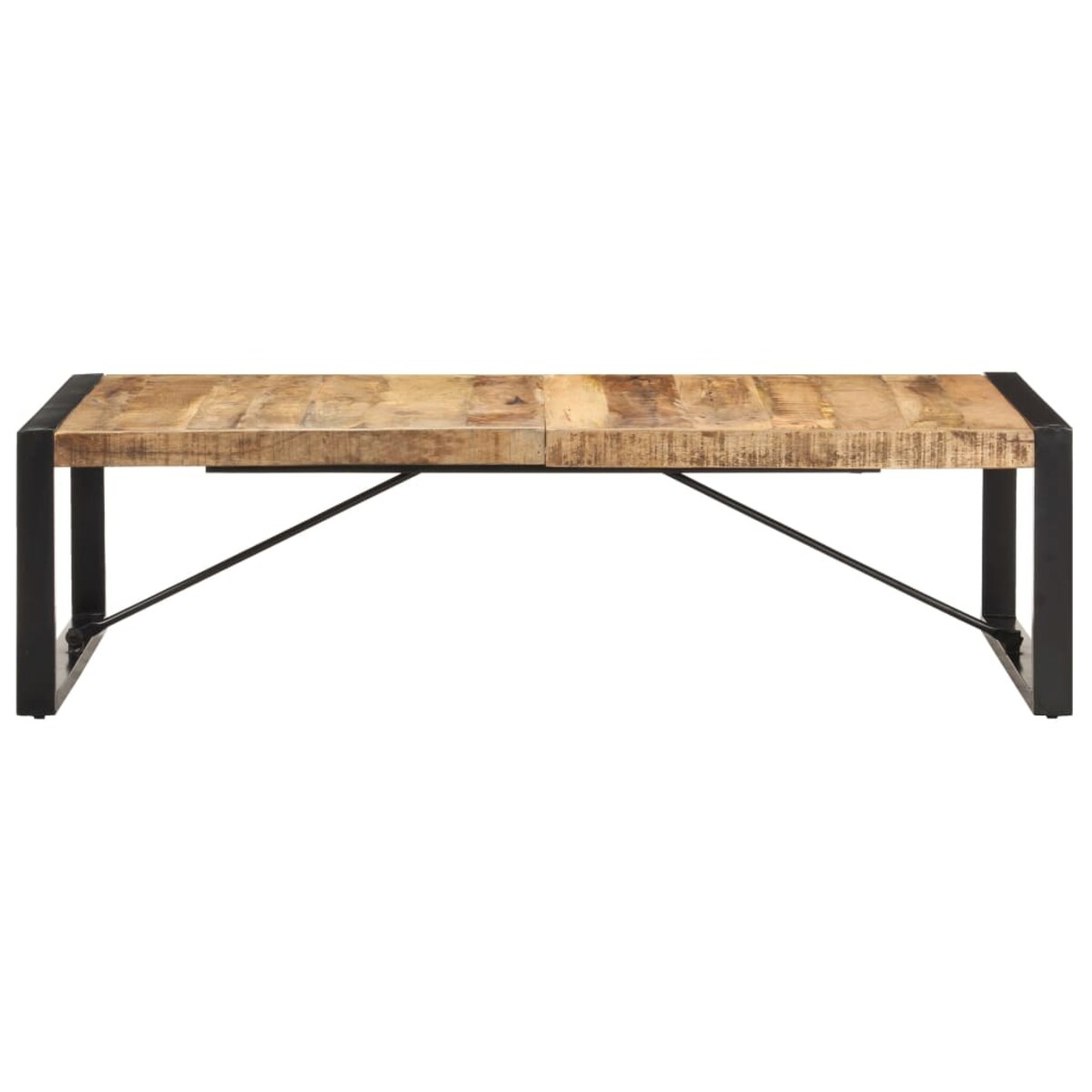 vidaXL Stolik kawowy, 140 x 70 x 40 cm, surowe drewno mango
