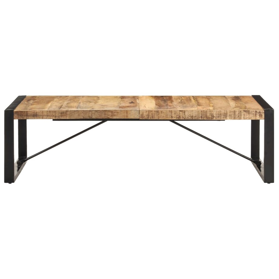 vidaXL Stolik kawowy, 140 x 70 x 40 cm, surowe drewno mango