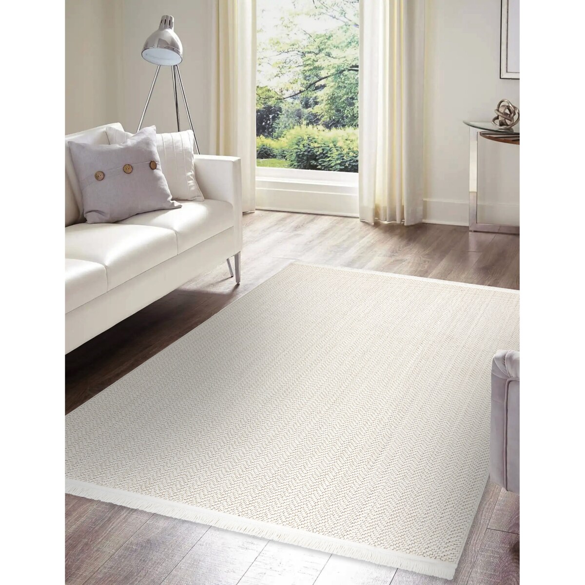 Dywan NANO FJ86B Jodełka, chevron, płasko 180x270 cm