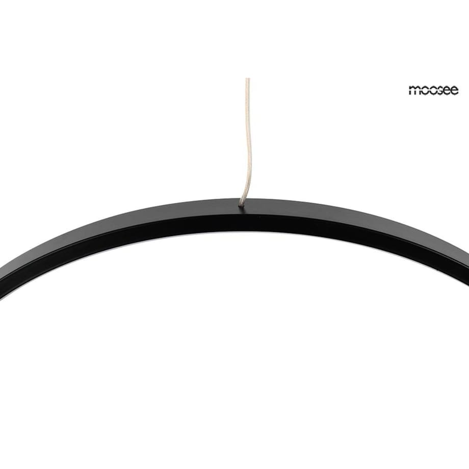 Wisząca lampa Rage MSE010100274 pierścienie LED 28W czarne