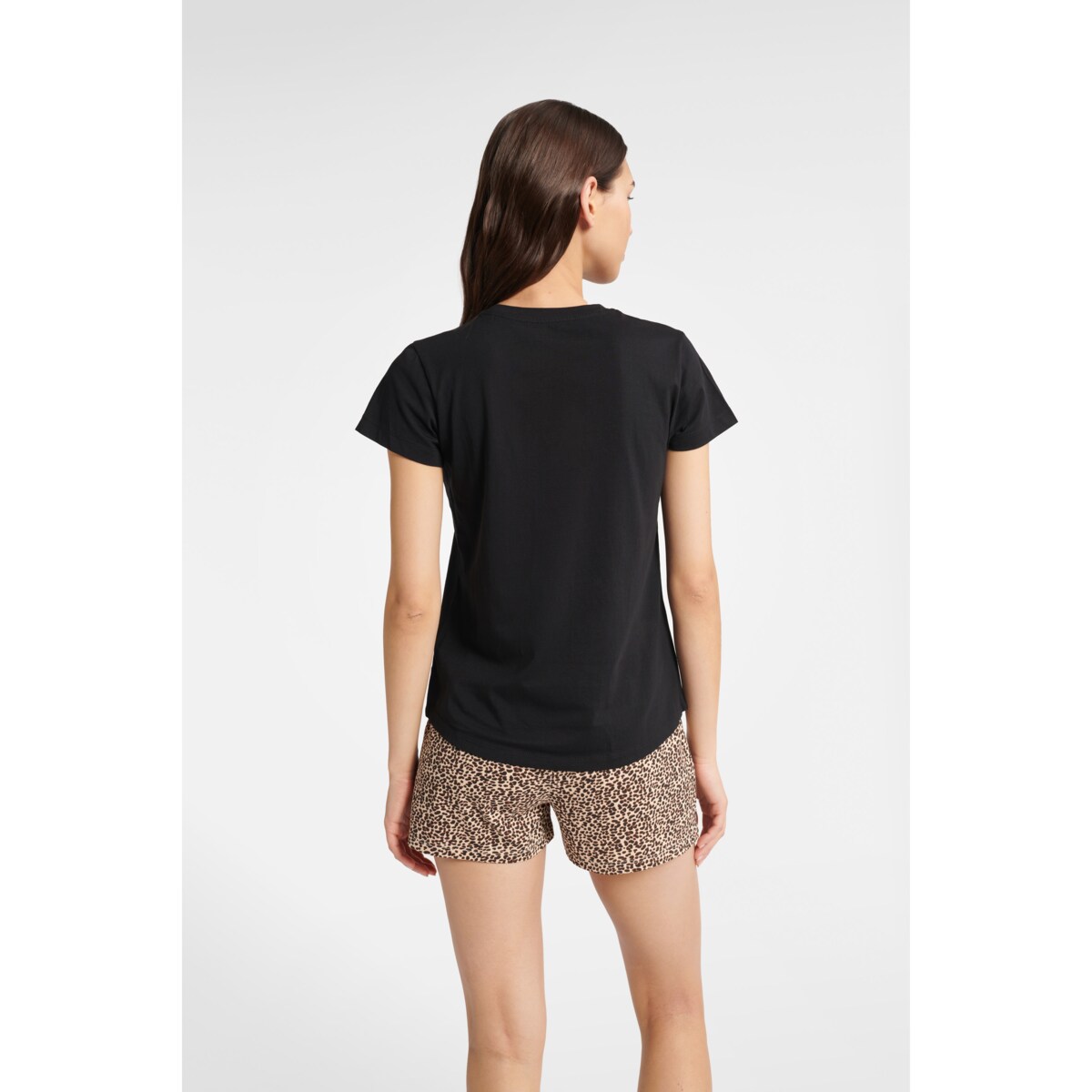 Piżama Boutique 40614-99X Karmelowo-Czarny Karmelowo-Czarny, S